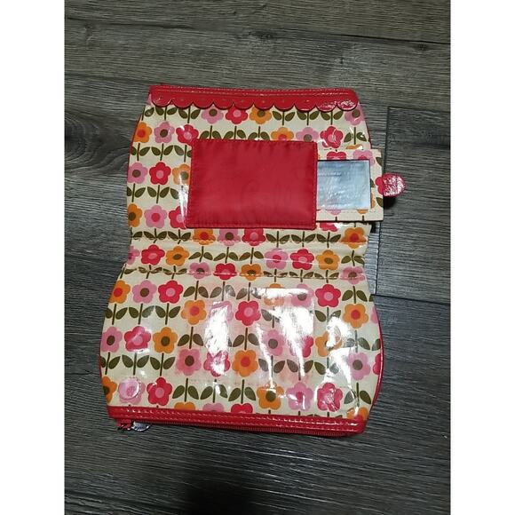 VERA BRADLEY Frill Collection Folkoric Twice As Nice Cosmetic Bag Clutch Wallet - Picture 2 of 11